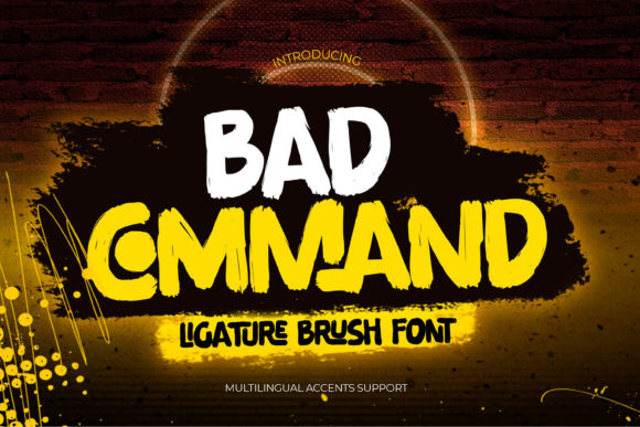 Bad Command: A Bold Display Font for Modern Digital Brands