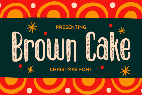 Brown Cake Font: A Display Typeface That Adds Warmth and Character