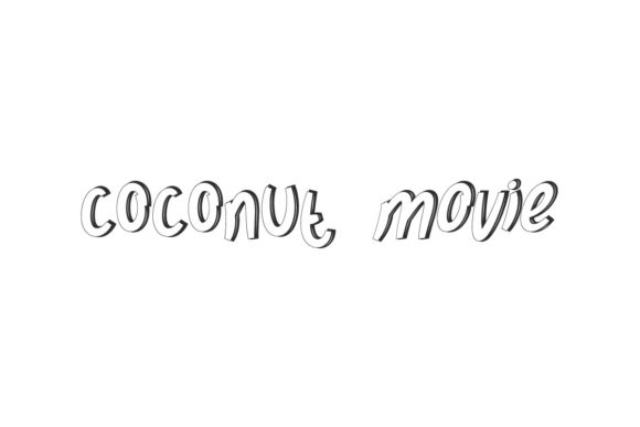 Coconut Movie: A Display Font That Adds Warmth to Brand Identity