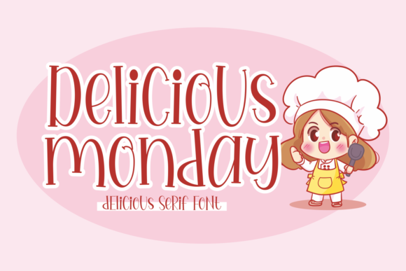 Delicious Monday: A Playful Serif Font for Handmade Charm