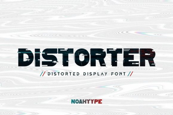 Distorter: A Bold Display Font for Memorable Branding