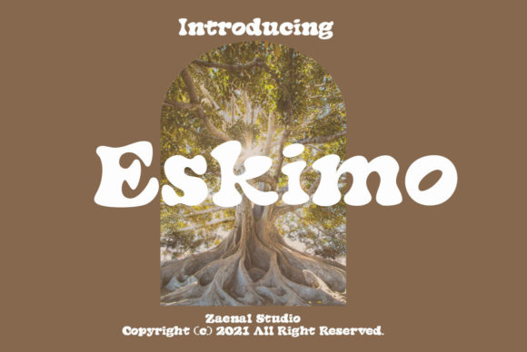 Eskimo: A Stylish Display Font for Handmade Labels & Printables