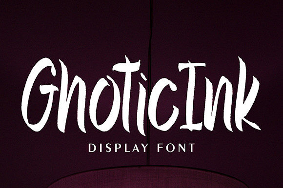Ghotic Ink: A Display Font That Adds Instant Polish to Your Brand