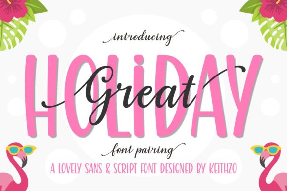 Great Holiday Font: Playful Display Magic for Handmade Creators