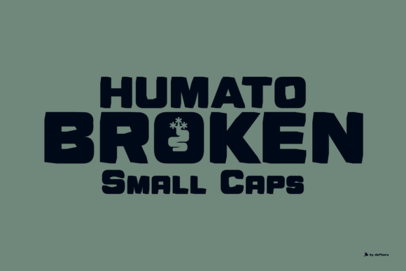 Humato Broken: A Bold, Earthy Display Font for Handmade Brands
