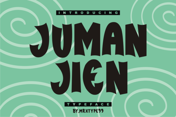 Juman Jien: A Display Font That Makes Your Brand Instantly Stand Out