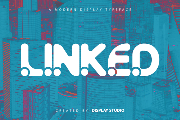 Linked: A Bold, Modern Display Font for Makers