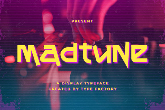 Madtune: A Futuristic Display Font That Elevates Digital Branding