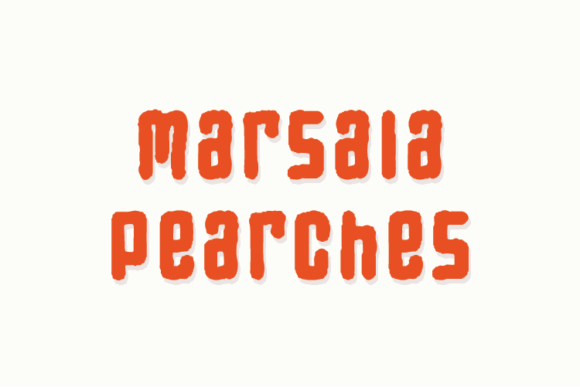 Marsala Pearches: A Thoughtful Display Font for Editorial Warmth