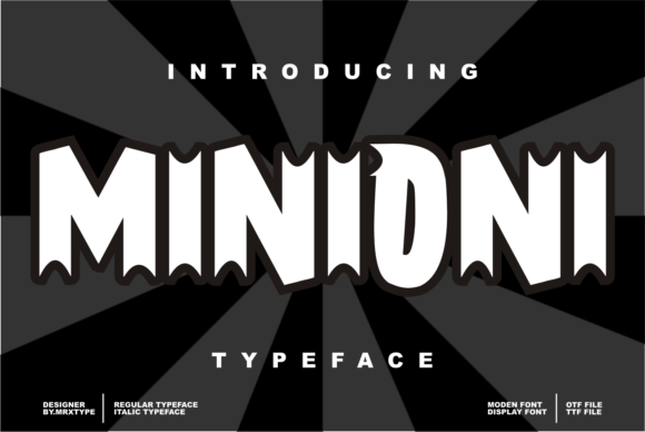 Minioni: A Bold Display Font for Editorial Impact