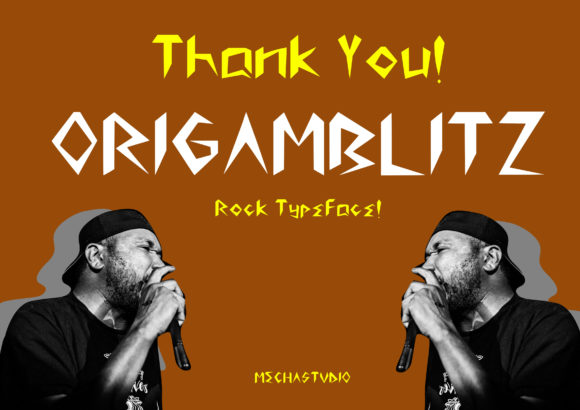 Origamblitz: A Bold Display Font That Commands Attention Online