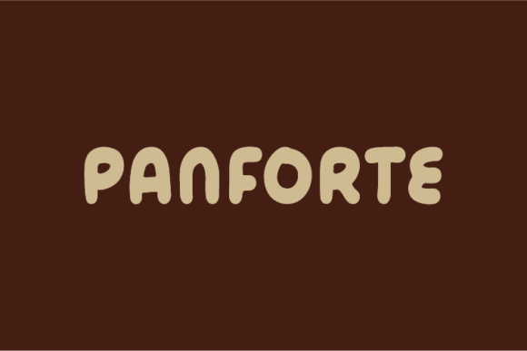 Panforte: A Distinctive Display Font for Small Business Branding