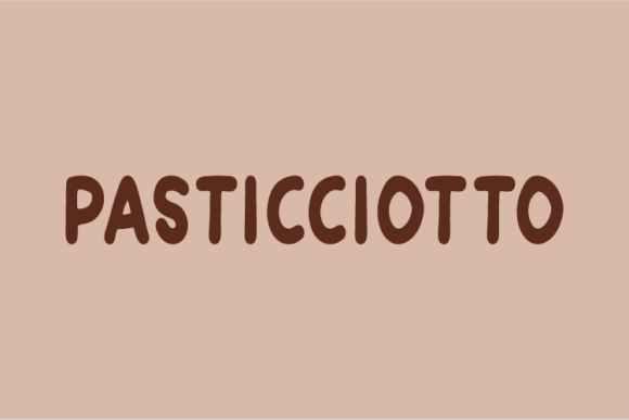 Pasticciotto: A Display Font That Makes Your Brand Feel Thoughtful