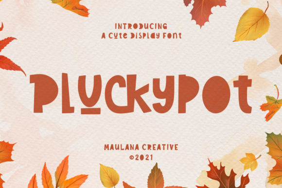 Pluckypot: A Thoughtful Display Typeface for Editorial Warmth