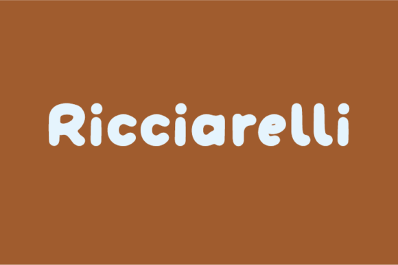 Ricciarelli: A Display Font That Feels Human, Not Hand-Tuned