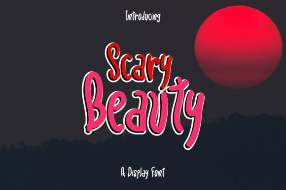 Scary Beauty: A Whimsical Display Font for Digital Branding