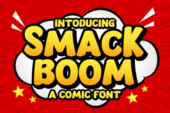 Smack Boom: A Playful Display Font for Editorial Joy