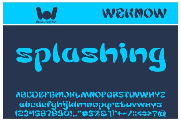 Splashing: A Display Font That Grabs Attention—Without Screaming