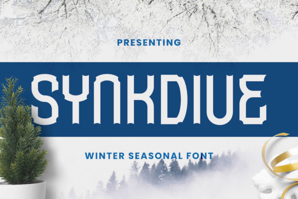 Synkdive: A Bold Display Font for Editorial Impact