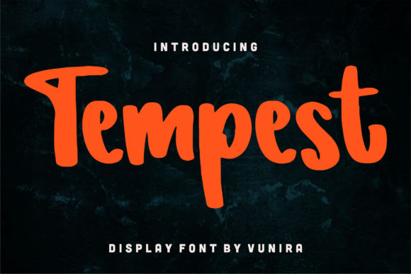 Tempest: A Display Font That Commands Attention—Thoughtfully