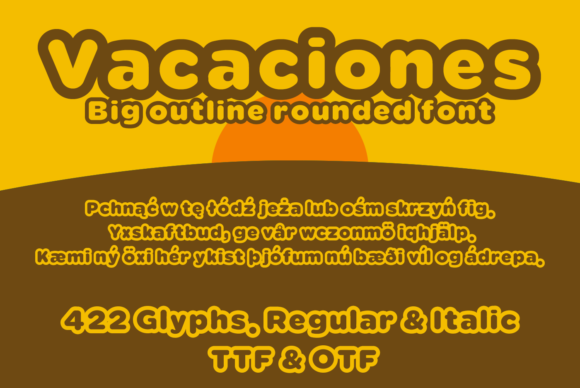 Vacaciones: A Display Font That Anchors Editorial Mood